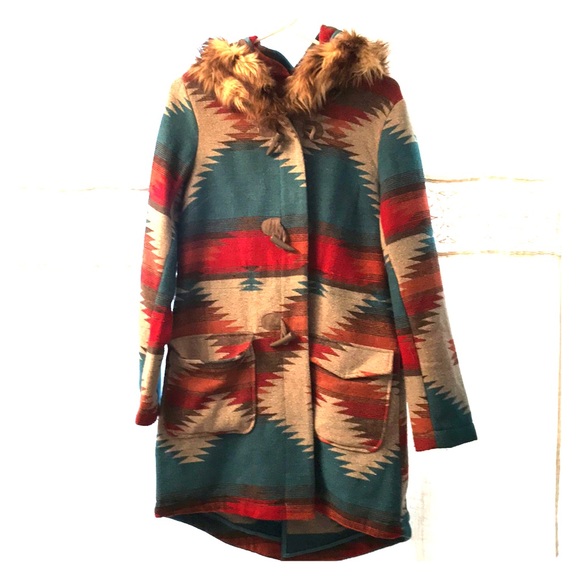 Bb Dakota Aztec Print Coat | Poshmark